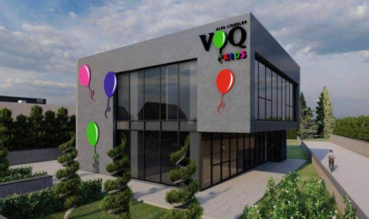 Voq Kids Kayseri Anaokulu özel olarak tasarlanmış mimarisi ile eğitim için zevkli ve konforlu bir ortam sunuyor.